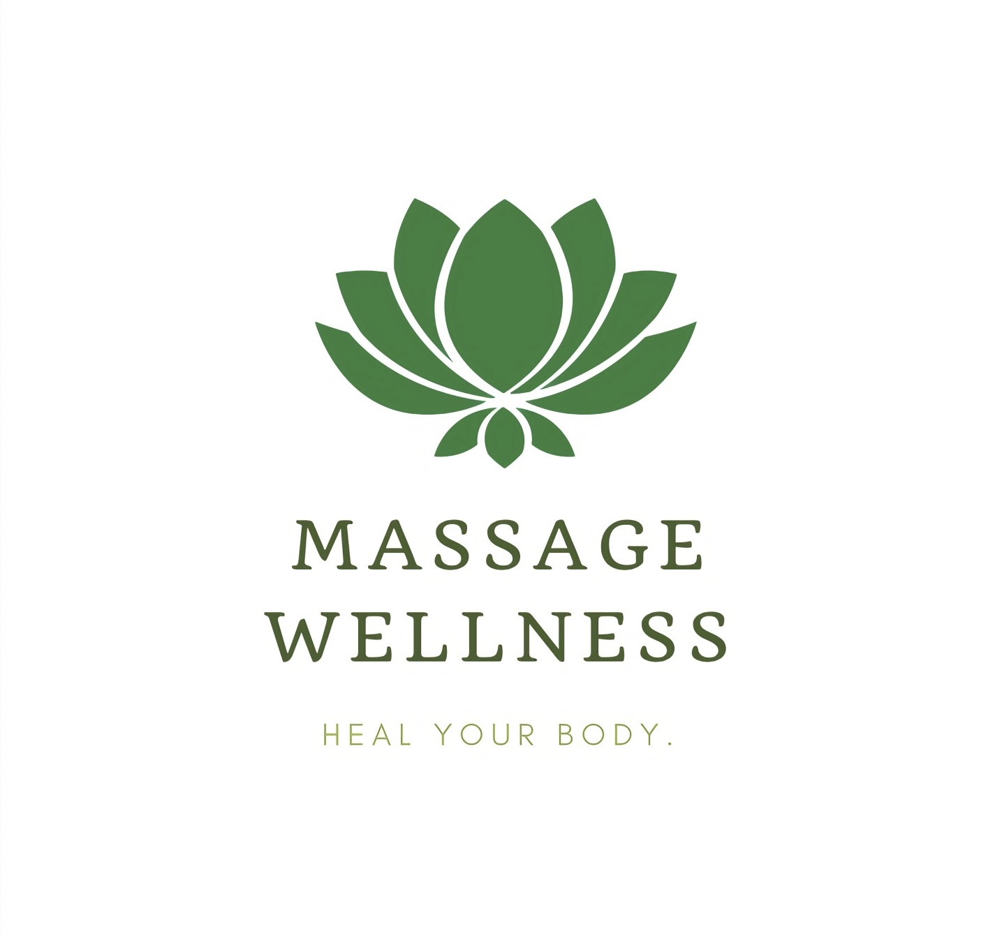 Massage Wellness Logo
